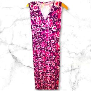 New Lyss Loo floral sleeveless Maxi Dress XL